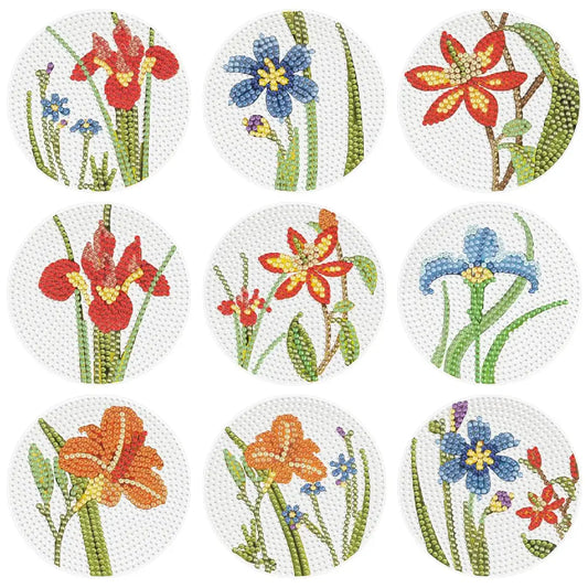 Diamond Painting Ornament - Bloemen in een Kopje - Diamond Painting Expert Diamond Painting Ornament - Bloemen in een Kopje - Diamond Painting Expert